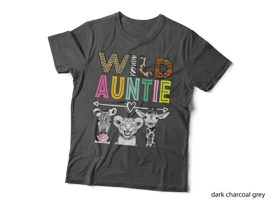 Wild Auntie Zoo Theme Birthday Safari Jungle Matching Party T-Shirt