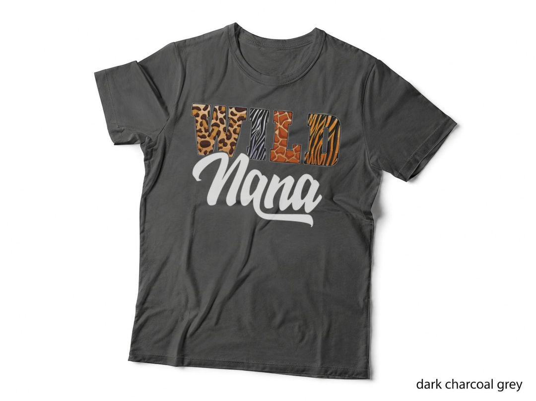 Wild Nana Zoo Born Wild Birthday Safari Jungle T-Shirt