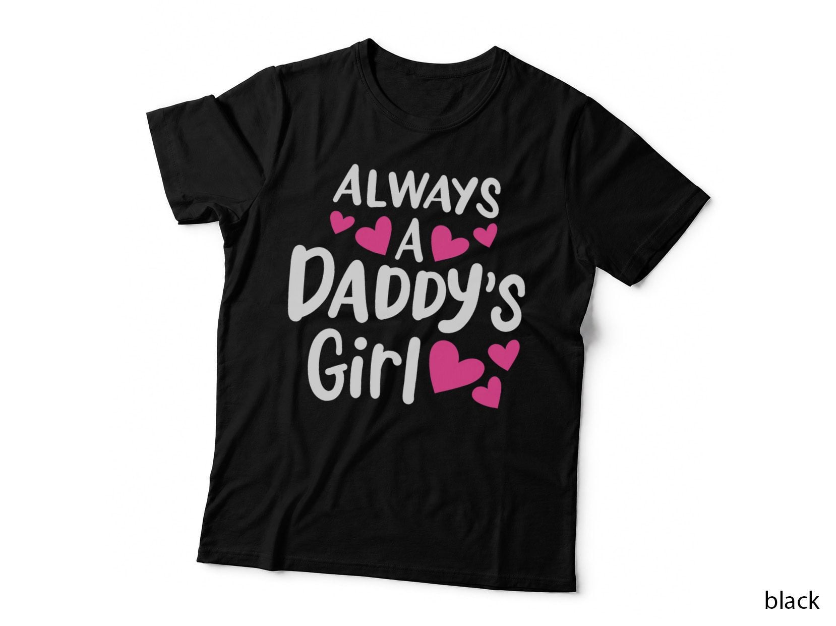 Always a Daddy's Girl Adorable and Cute Kids Girl T-Shirt