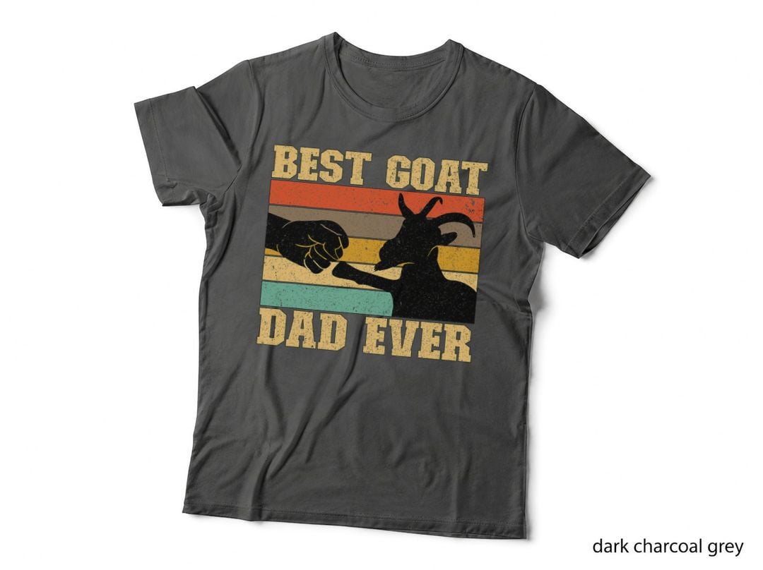 Best Goat Dad Ever Goat Father Goat Farmer Goat Lover T-Shirt