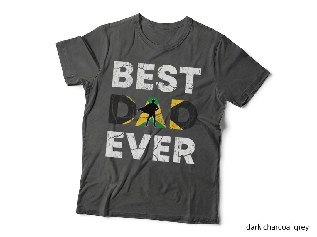 Best Jamaican Dad Ever Jamaica Daddy Father's Day Gift T-Shirt