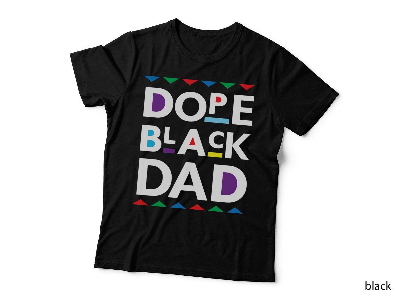 Dope Black Dad Shirt Black History Gift Dope Black Father Pullover Hoodie