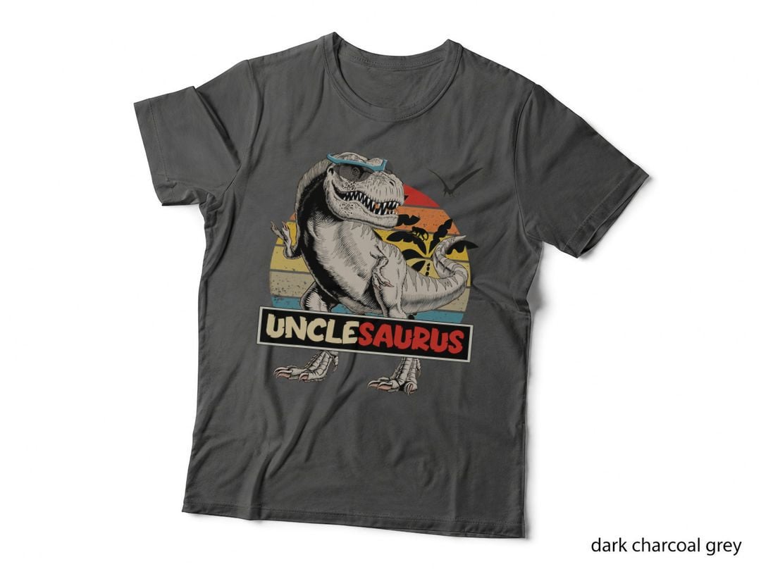 Fun Matching Family T-Rex for Uncle Father's Day Unclesaurus T-Shirt
