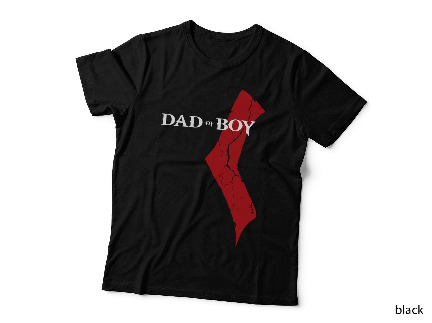 God of Boy - Dad Video Game Tshirt Father's Day Edition