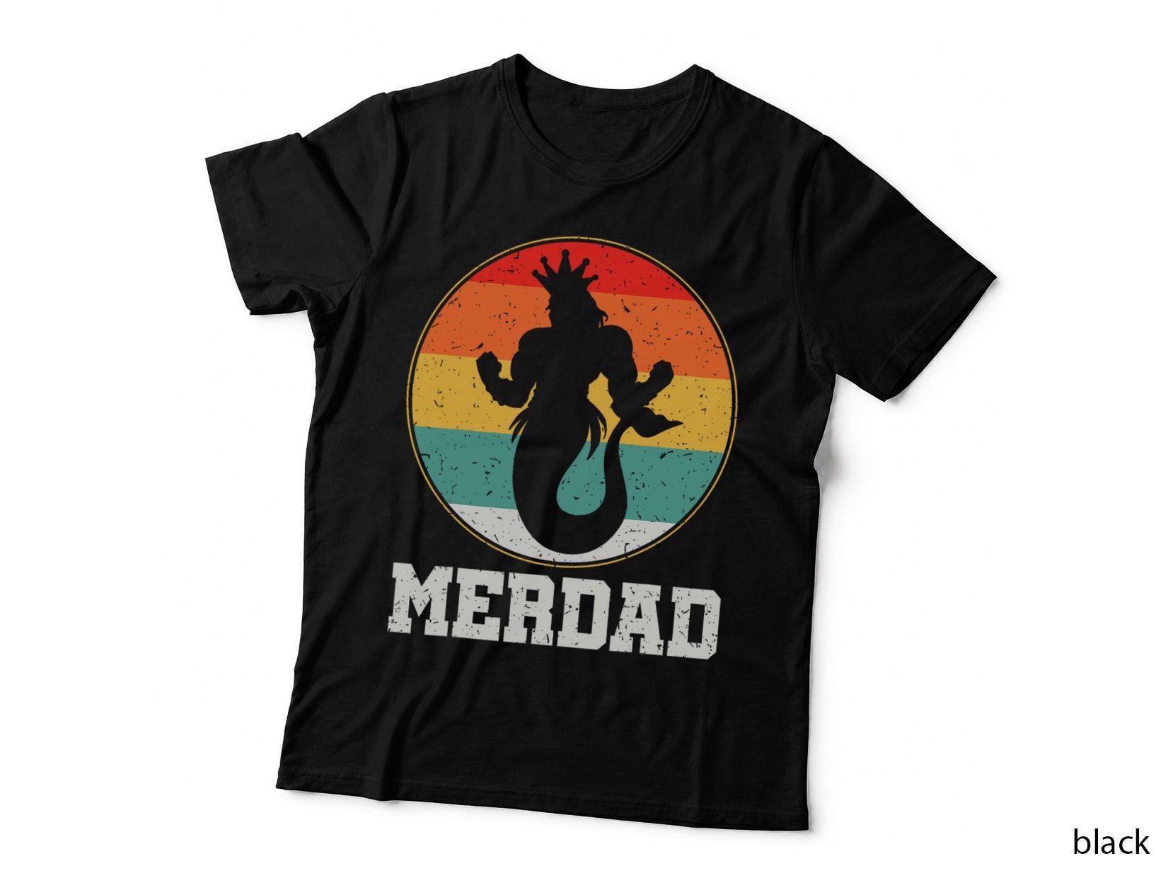 Merdad Daddy Security Merman Underwater Sea Father's Day T-Shirt