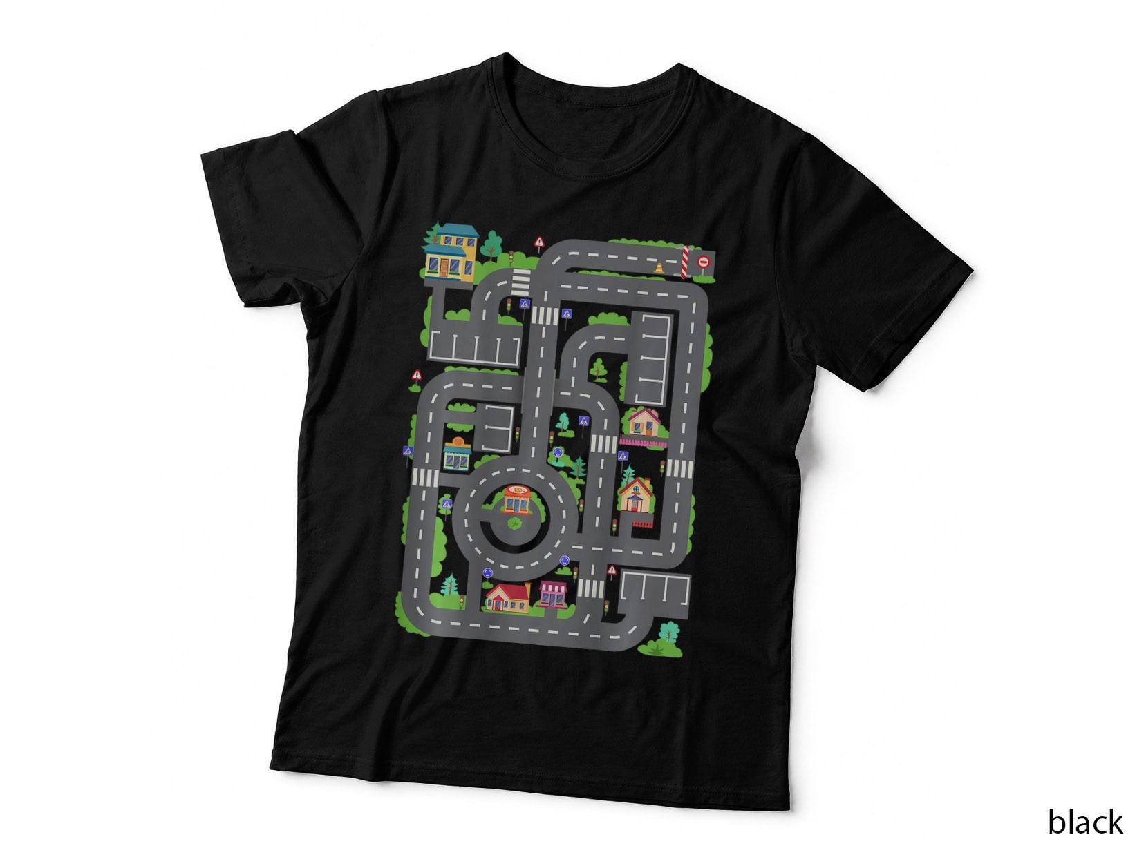 Play Cars on Dad's Back Shirt Funny Kids and Fathers Play T-Shirt