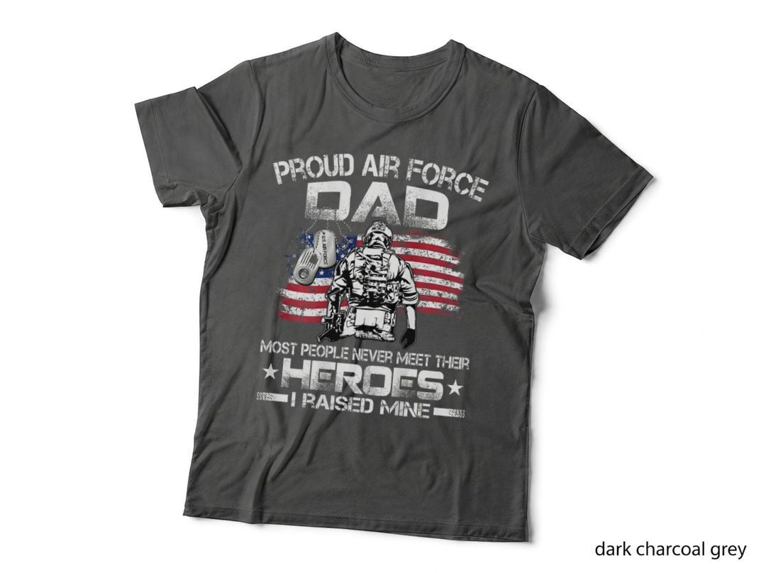 Proud Air Force Dad Air Force Graduation Dad USAF Heroes T-Shirt