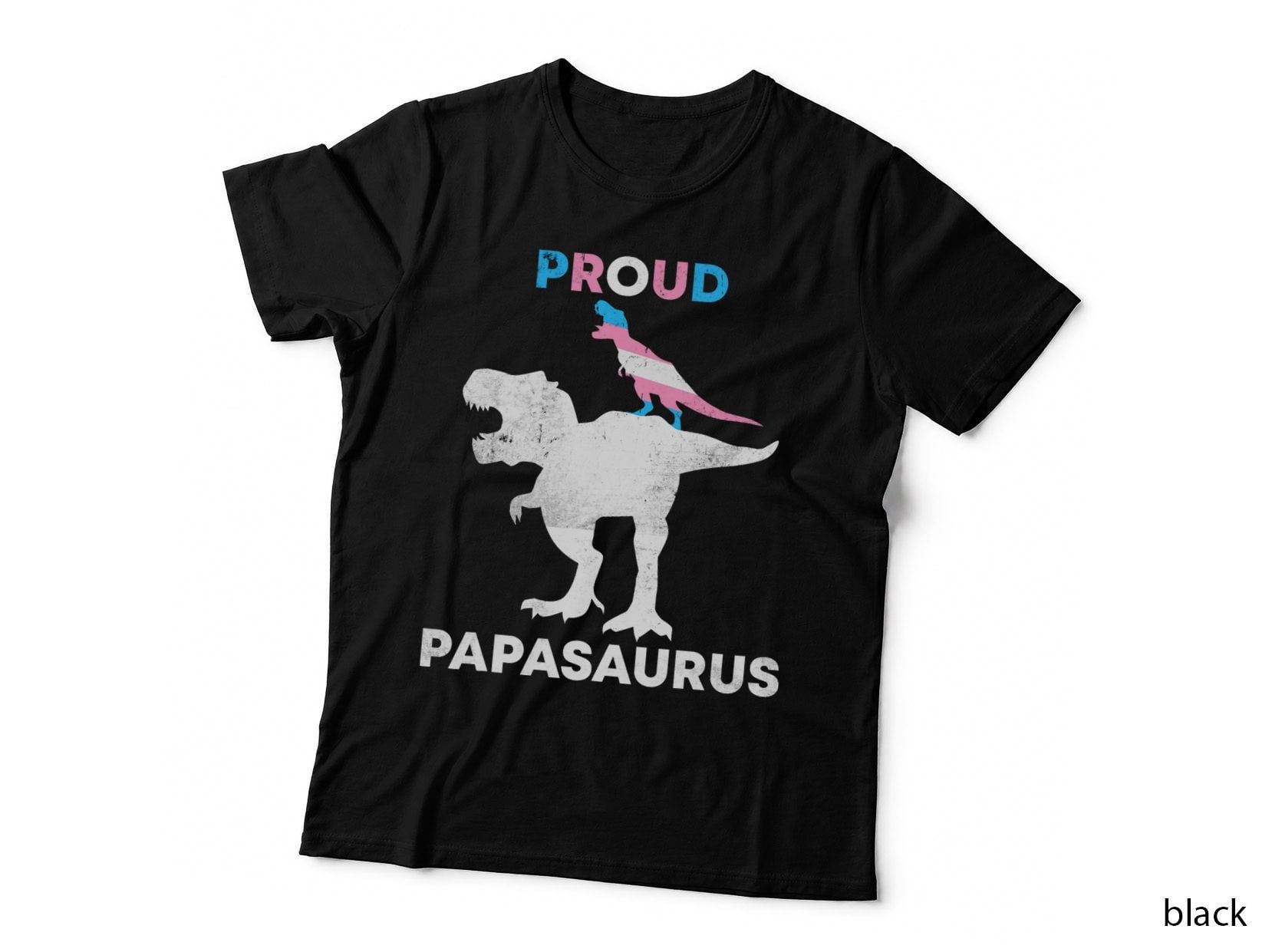 Proud Dad of Trans LGBT Pride Month Daddy Transgender T-Shirt