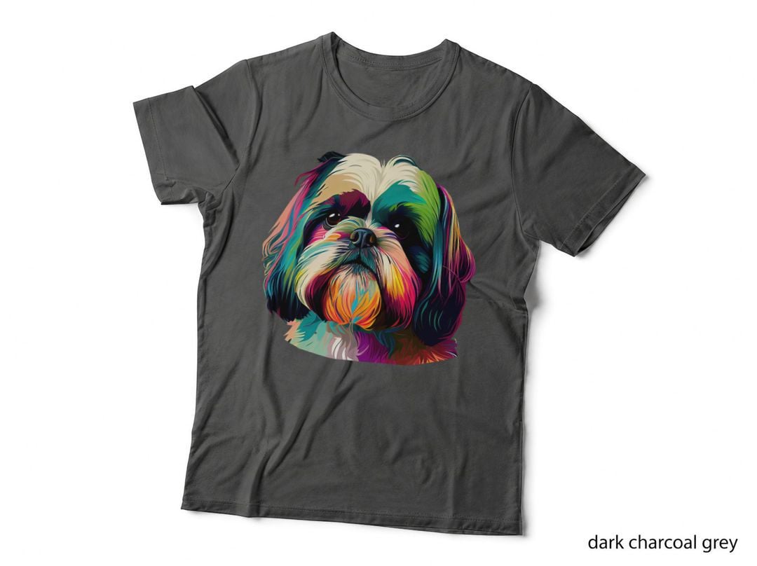 Shih Tzu Lovers Pop Art Shih Tzu Mom T-Shirt
