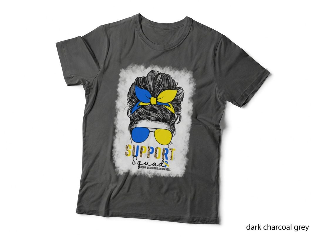 Support Squad Down Syndrome Awareness Day for Mom Women T21 T-Shirt