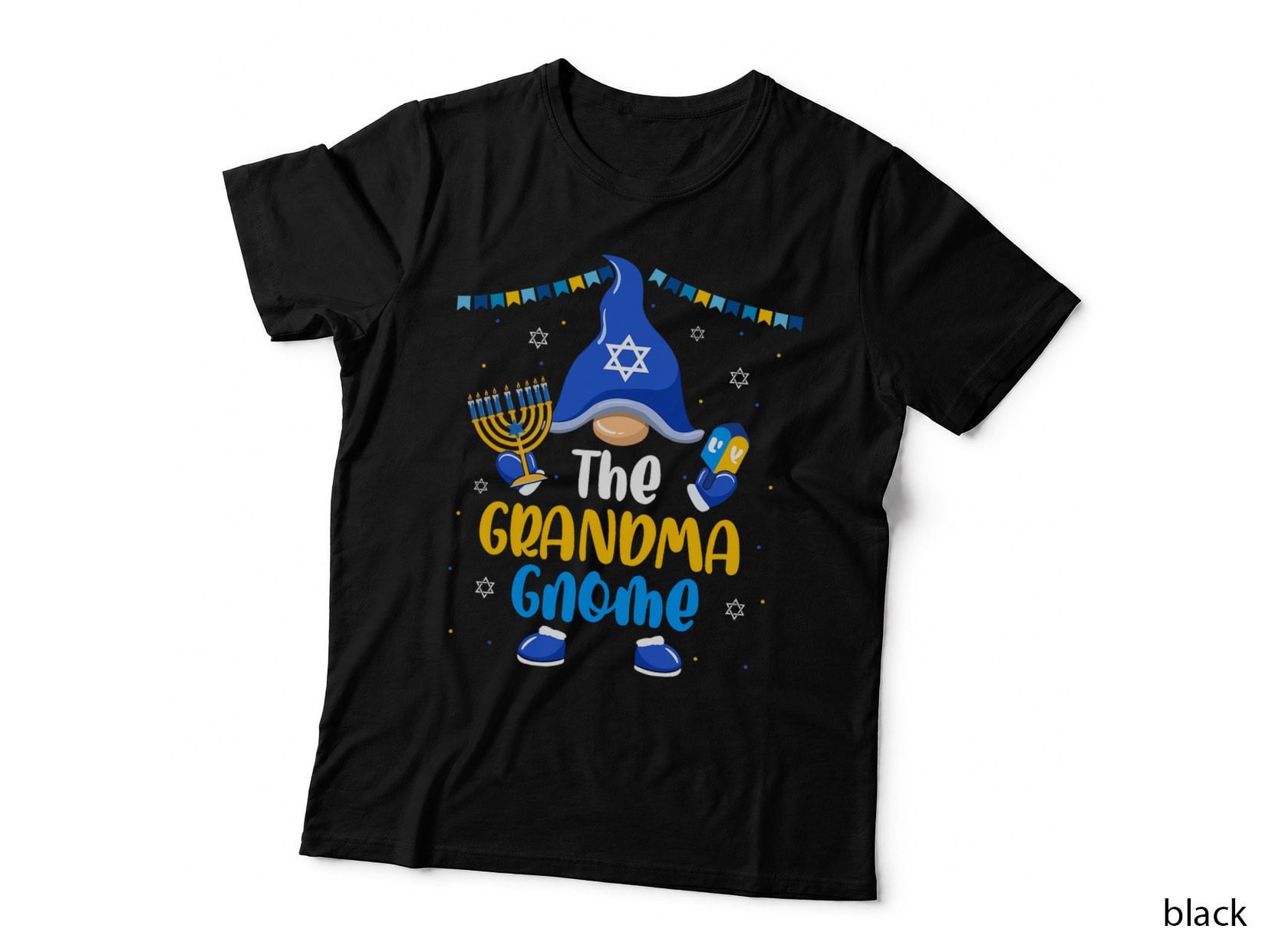 The Grandma Gnome Hanukkah Cute Gnome Costume Jewish Family T-Shirt