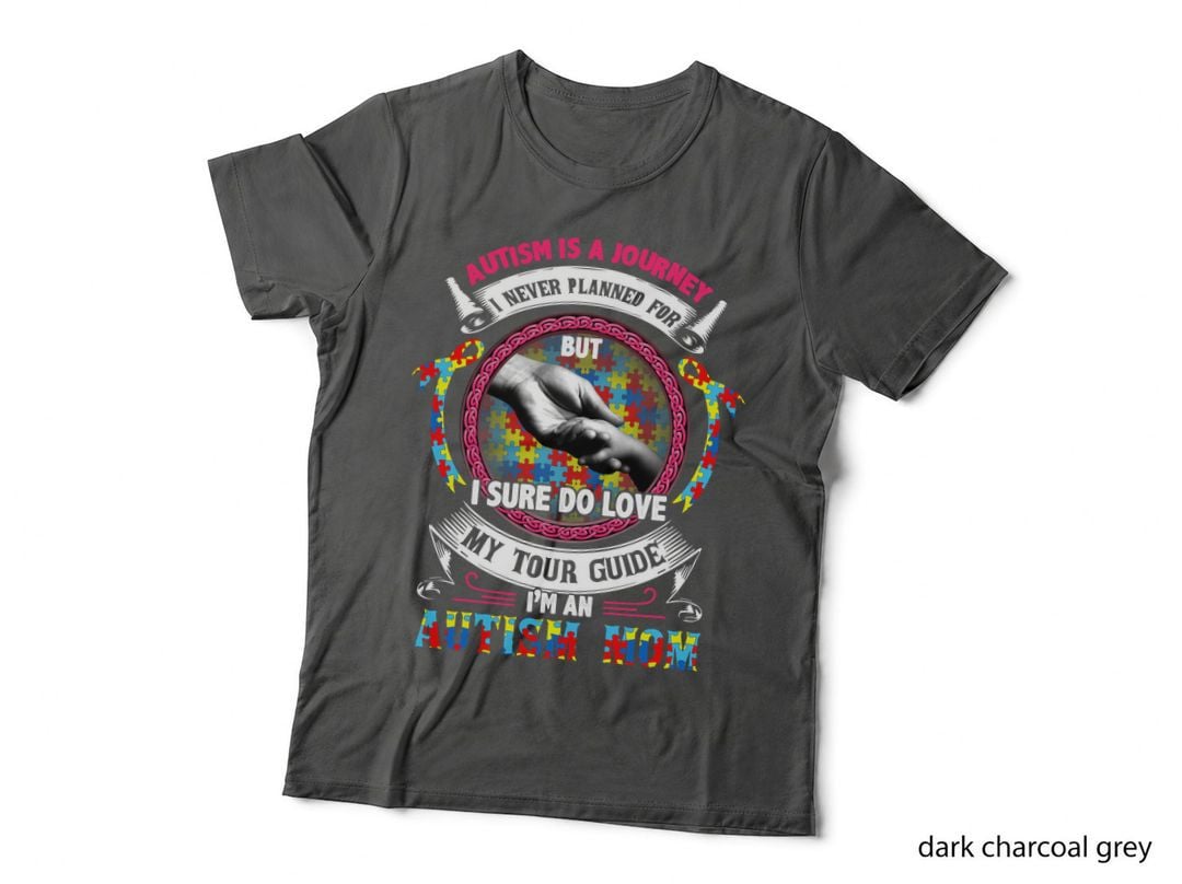 Autism Mom Journey T-Shirt, Awareness Support, Autism Mom Apparel