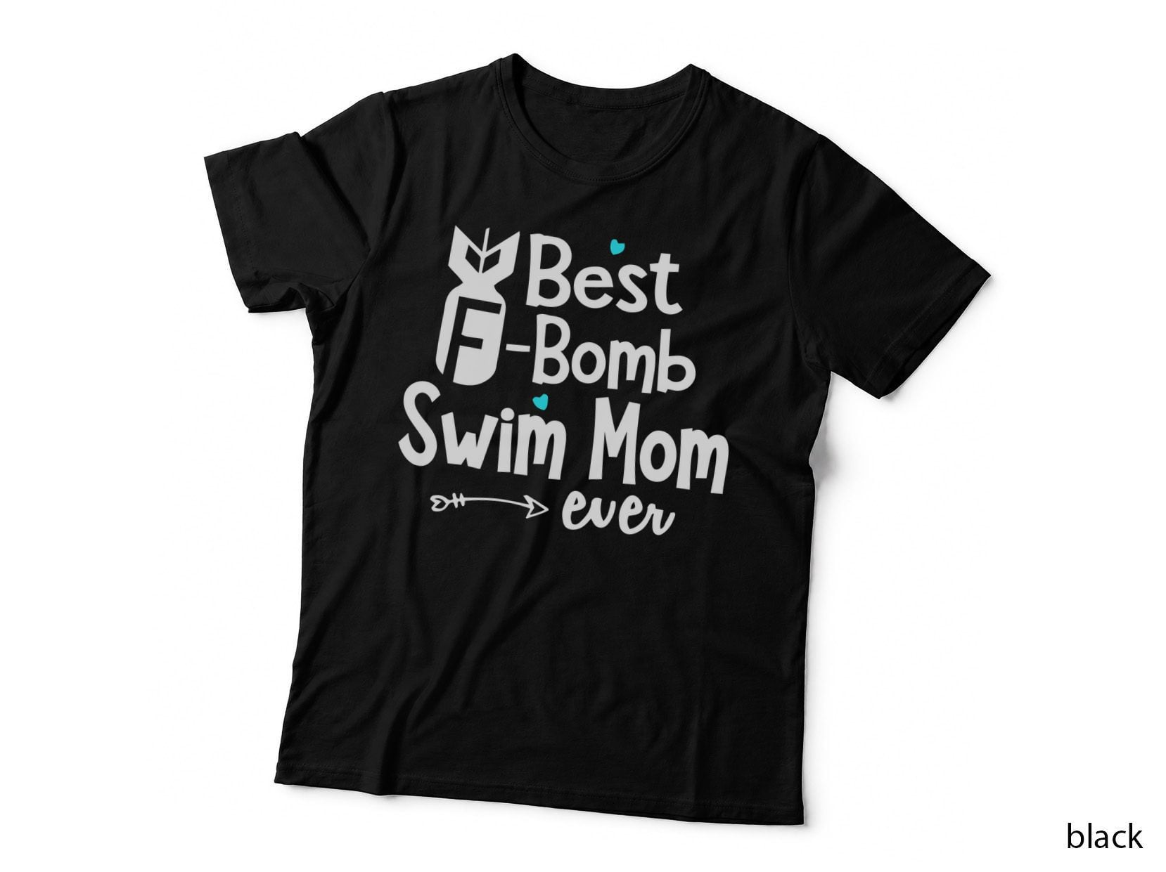 Best F-Bomb Swim Mom Ever T-Shirt, Funny Sarcasm, Mom Family