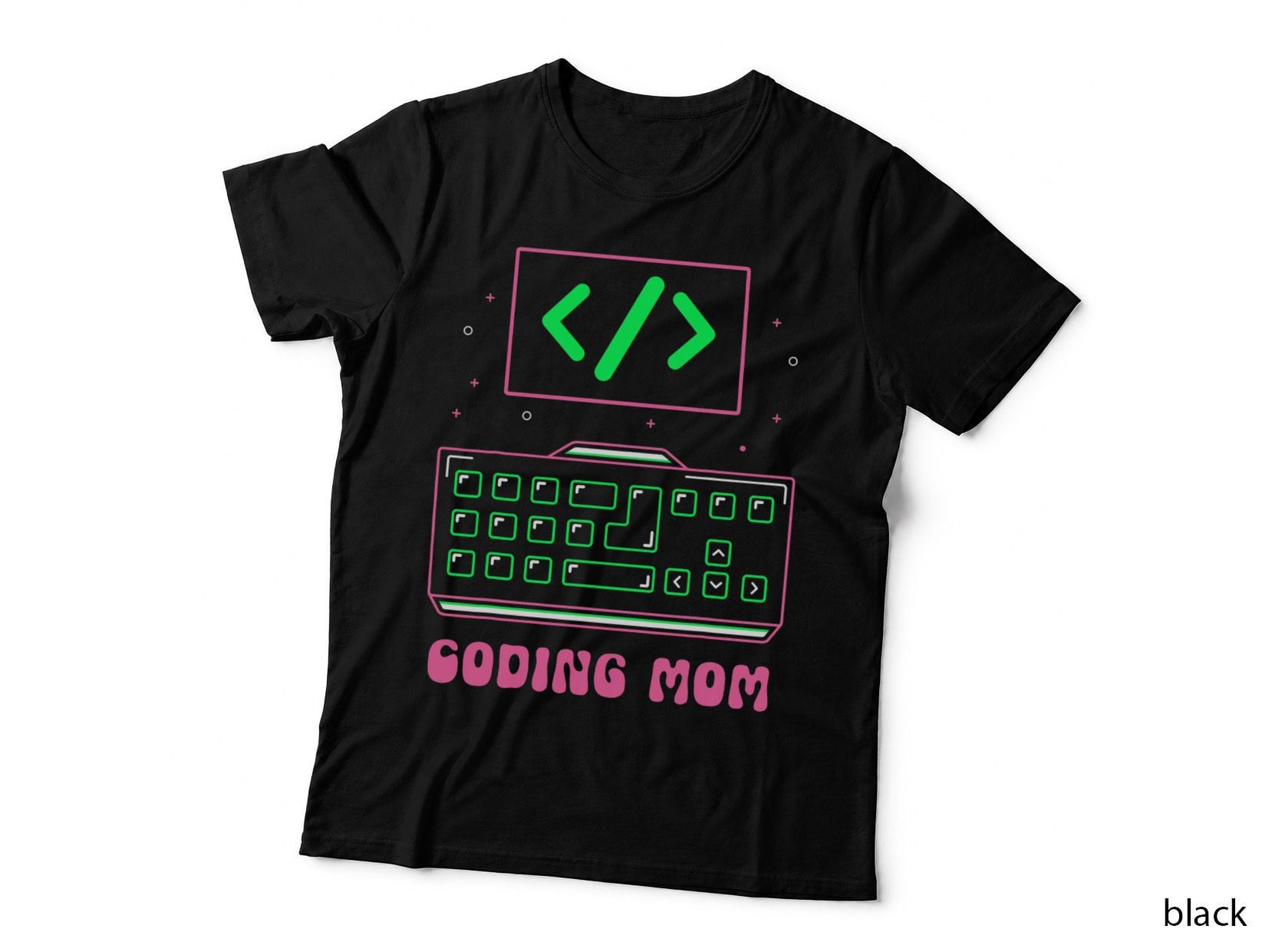 Coding Mom Coder Code Programmer Sayings Mother Mommy Mama T-Shirt