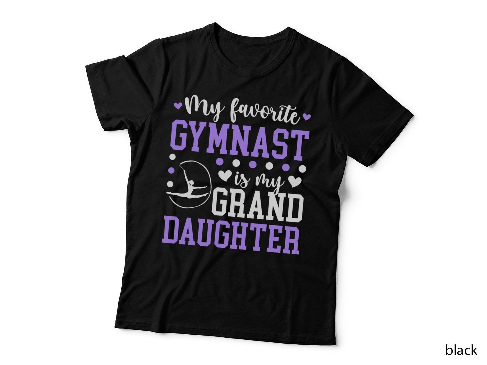 Gymnastics Grandma Proud Grandma of a Gymnast Grandmother T-Shirt