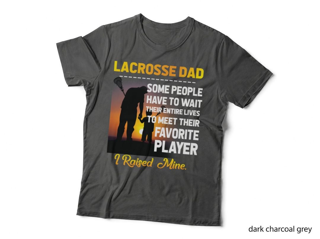 Lacrosse Dad T-Shirt, Sports Apparel, Dad Gift Idea