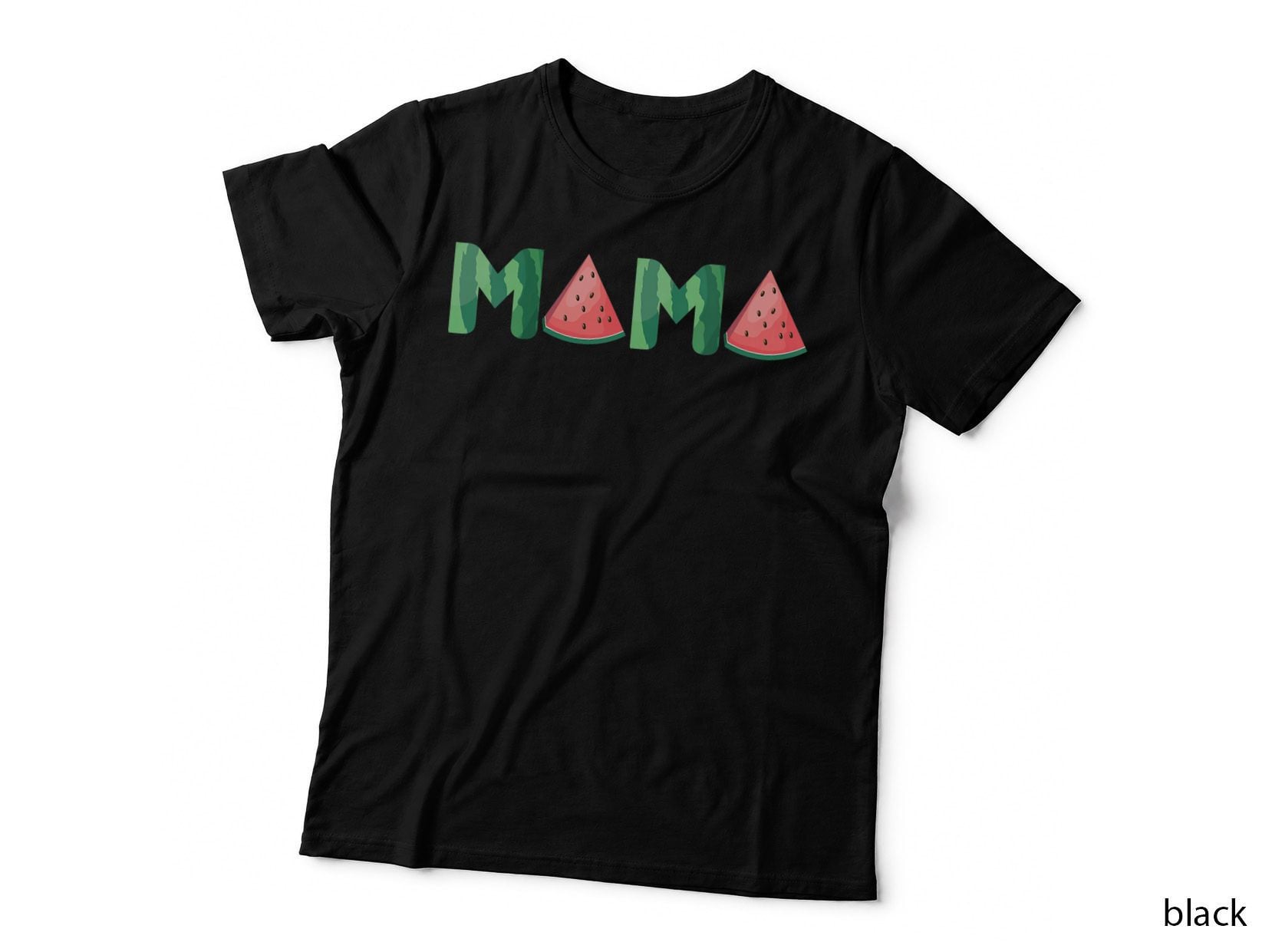 Mama Watermelon Funny Summer Fruit Gift - Great Mother's Day, T-Shirt