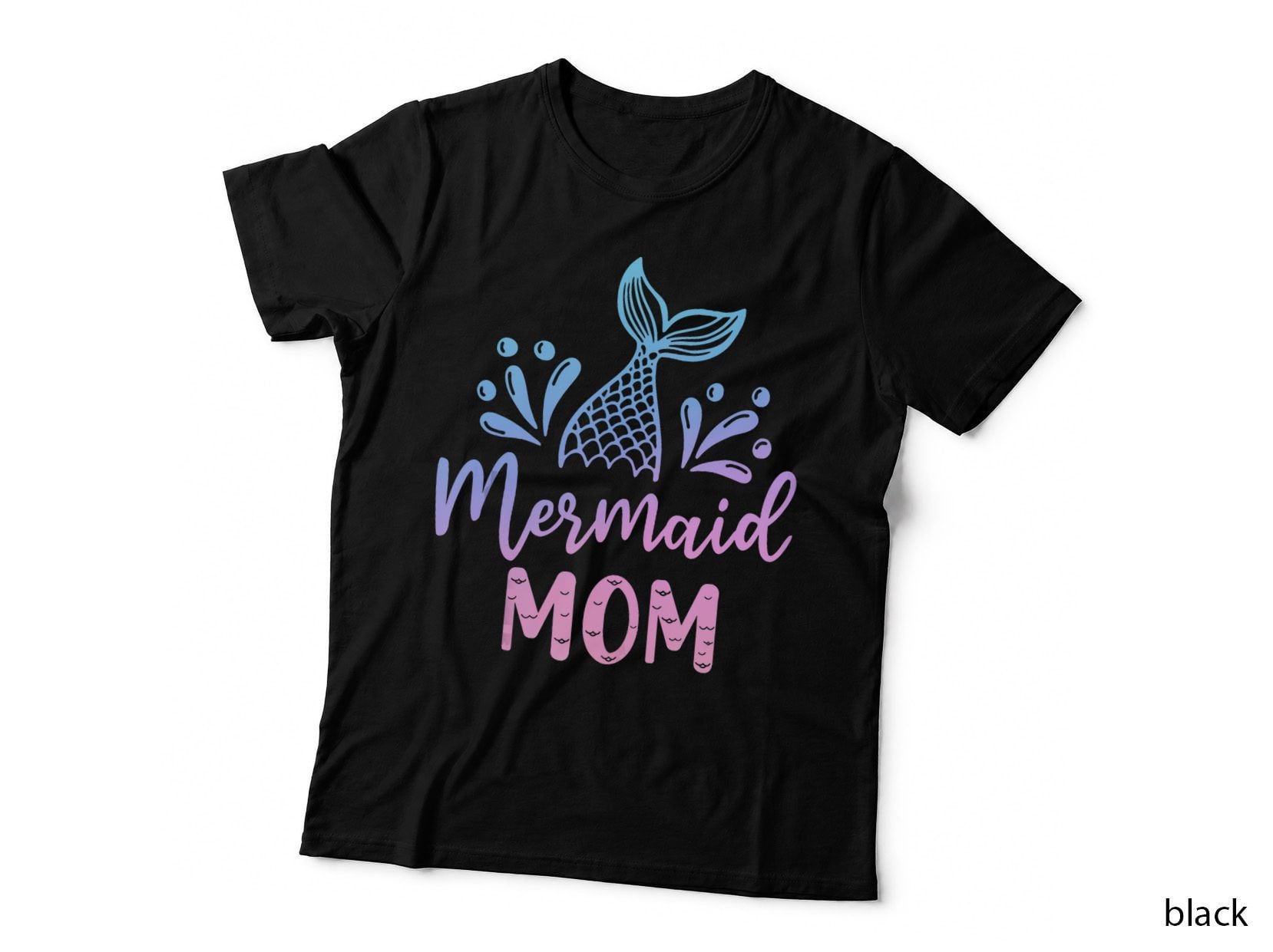 Mermaid Mom Mermaid Birthday Party T-Shirt, Mermaid Theme, Mommy & Me Party