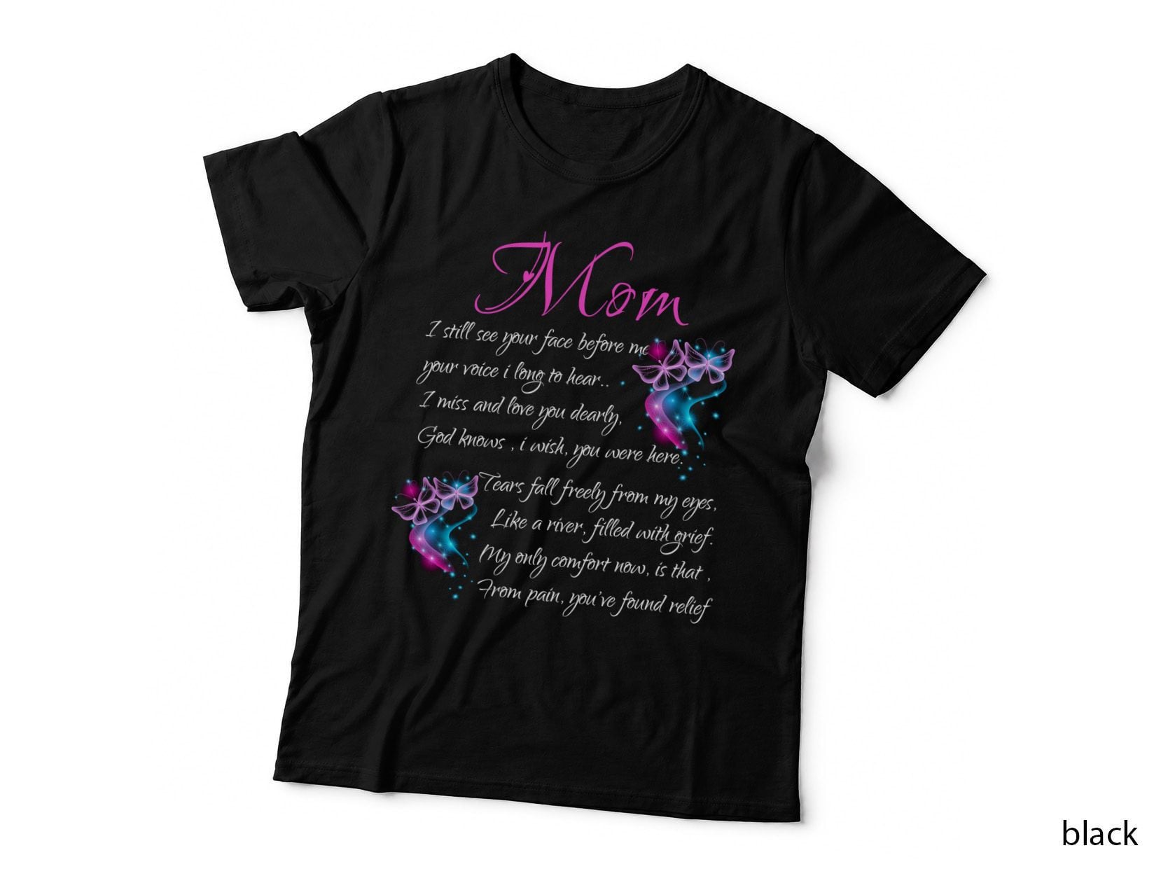 Mom I Miss and Love You T-Shirt, Mom Gift, Mother's Day Apparel