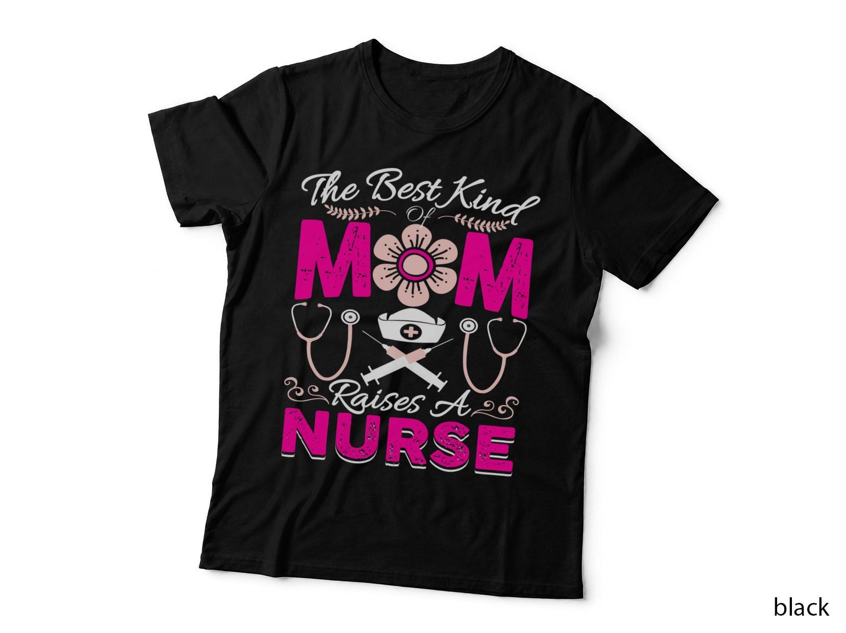 Mom Nurse T-Shirt, Mom Life Print, Mother's Day Gift