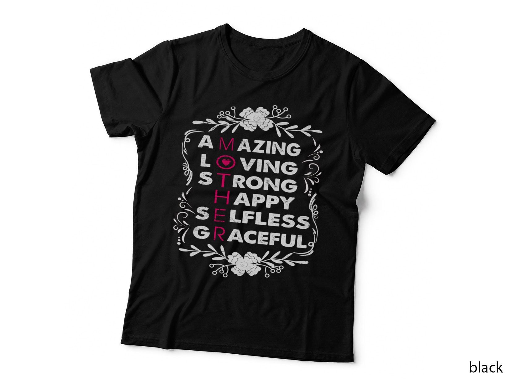 Mother Typography T-Shirt, Mom Family Apparel, Mother's Day Gift