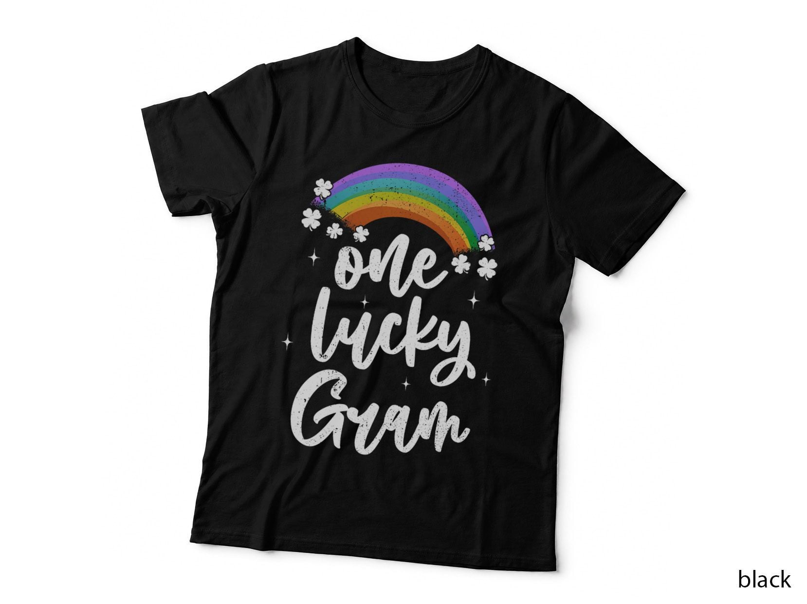 One Lucky Gram Family St Patricks Day Mom Mother's Day T-Shirt