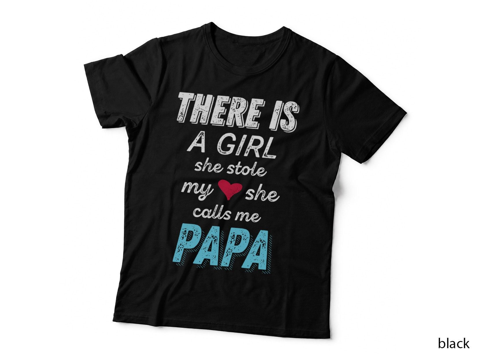 Papa Shirts from Granddaughter, She Stole My Heart T-Shirt