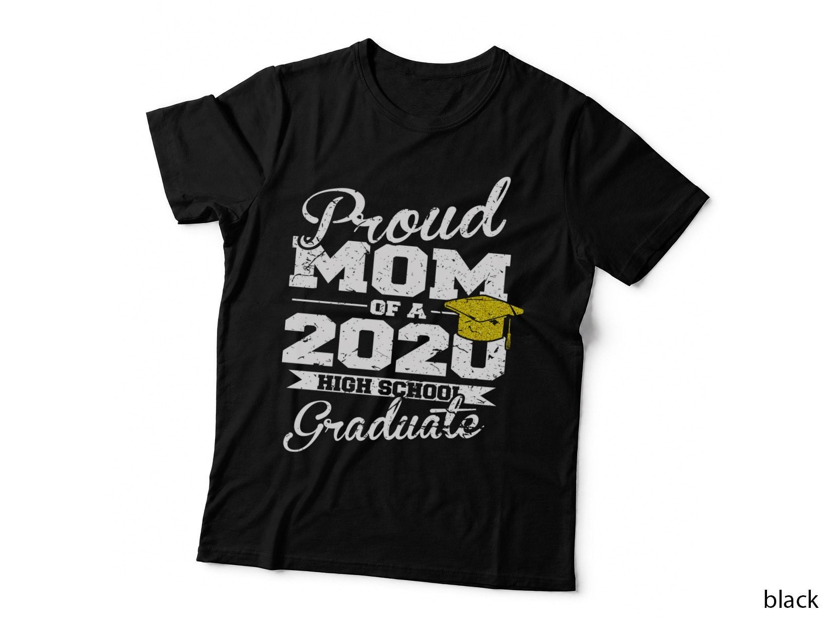 Proud Mom of a 2020 High School Graduate T-Shirt, Graduation Celebration