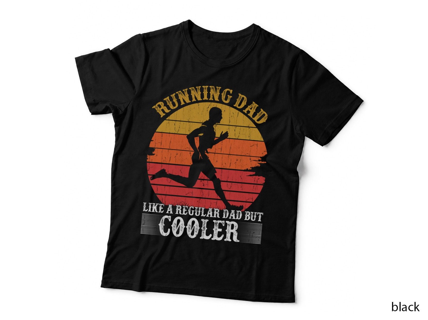 Running Dad T-Shirt, Vintage Retro Style, Dad Humor Apparel