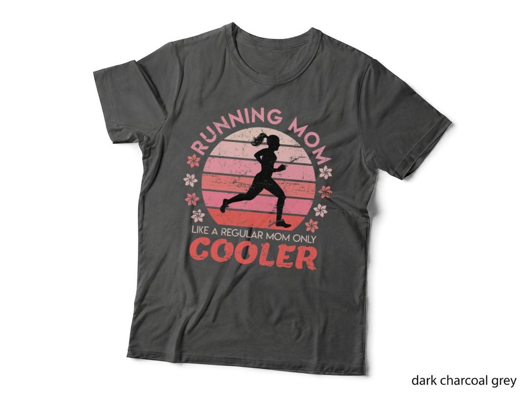 Running Mom Mother Ladies Marathon Run Half Marathon T-Shirt