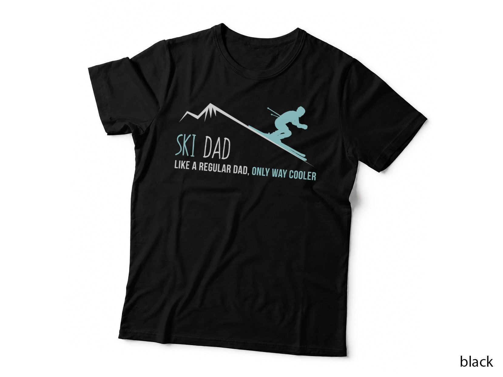 Ski Dad Funny Cute Winter Skiing Gift T-Shirt
