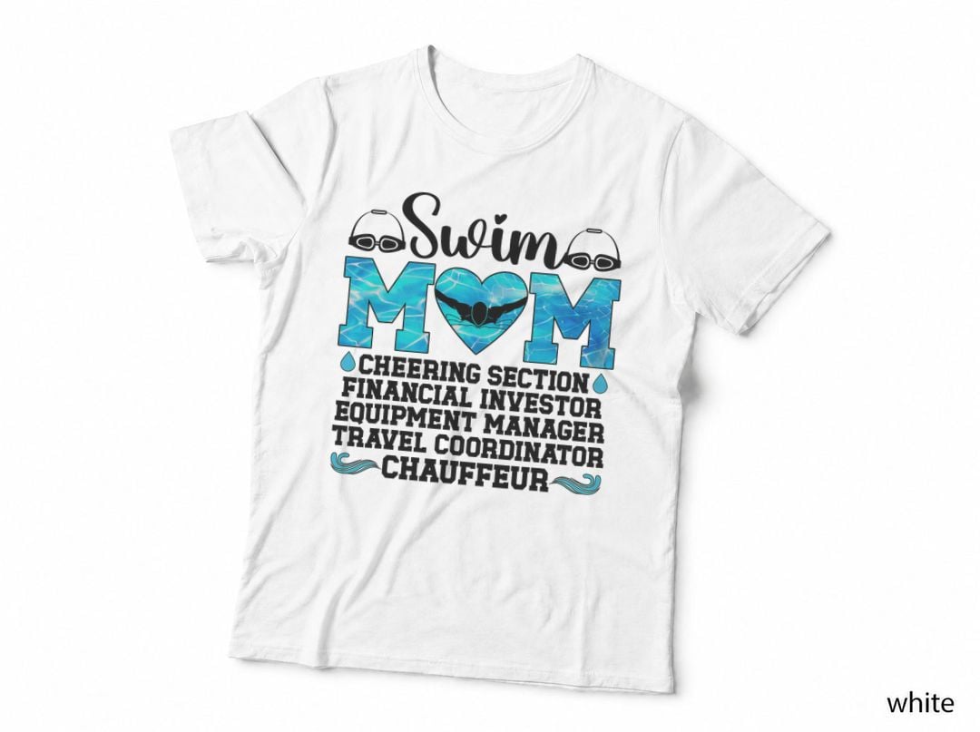 Swim Mom Definition Swimming Mother of a Swimmer Mom T-Shirt
