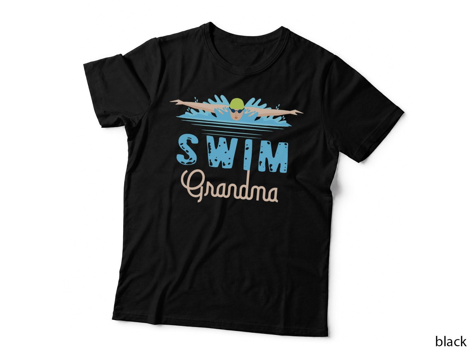 Swim Team Funny Quote Grandma Mama Swimming T-Shirt