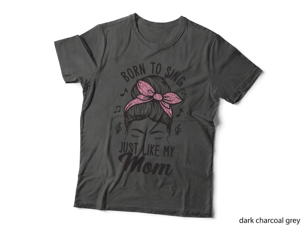 Born to Sing Mom Karaoke Choir T-Shirt, Music Lover Style, Mom Family