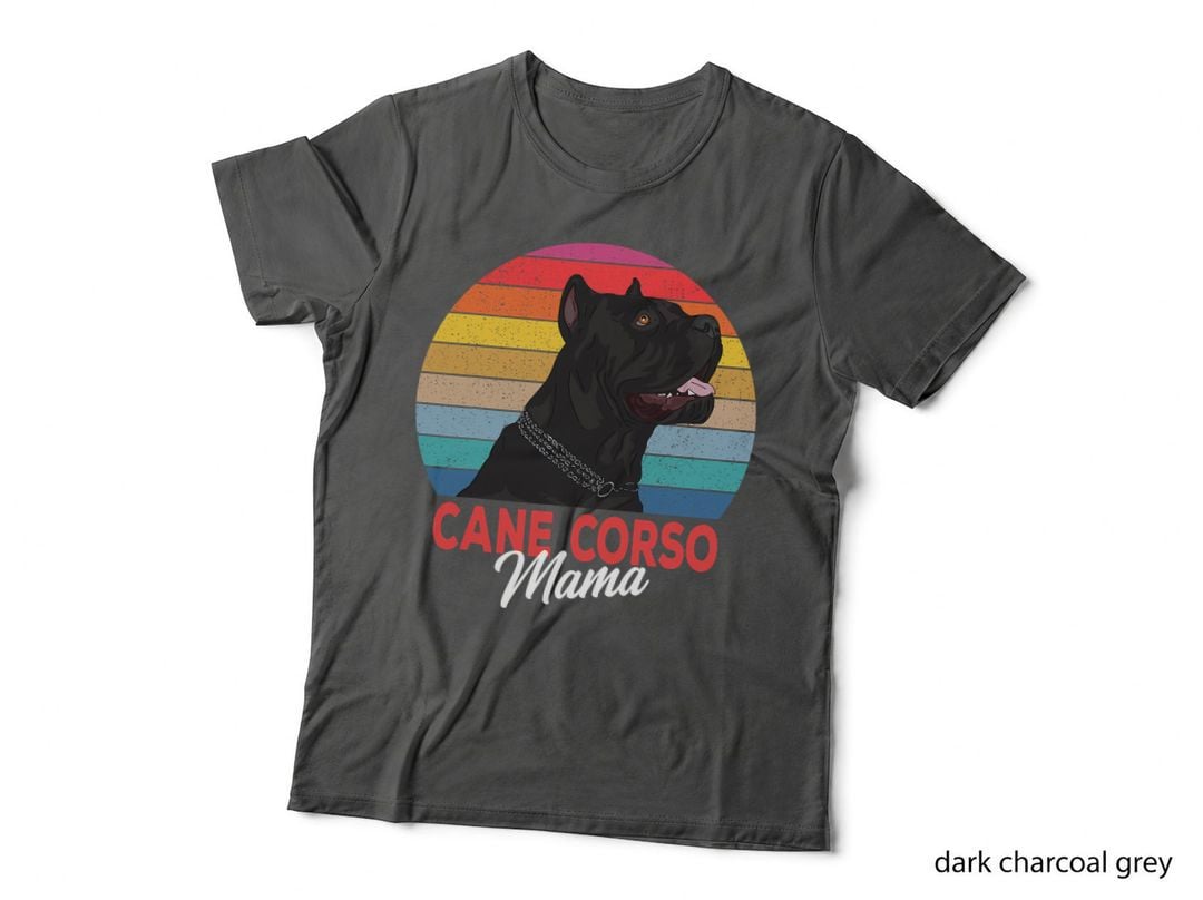 Cane Corso Mama T-Shirt, Vintage Retro Style, Pet Lover Apparel