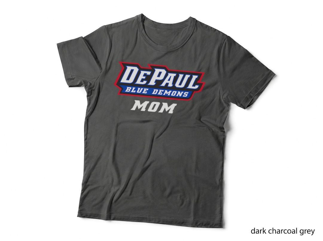 Depaul University Blue Demons Mom T-Shirt, Mom Gift Idea, Family Apparel