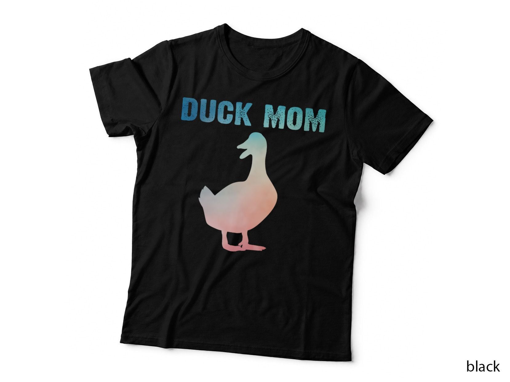 Duck Mom T-Shirt, Farm Animal Lover Apparel, Mother Mama Gift