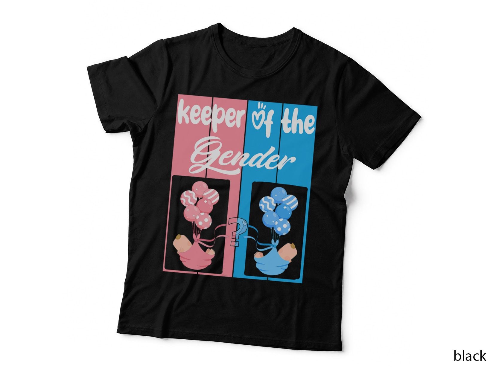 Gender Reveal Keeper of the Gender T-Shirt, Party Idea, Auntie Gift
