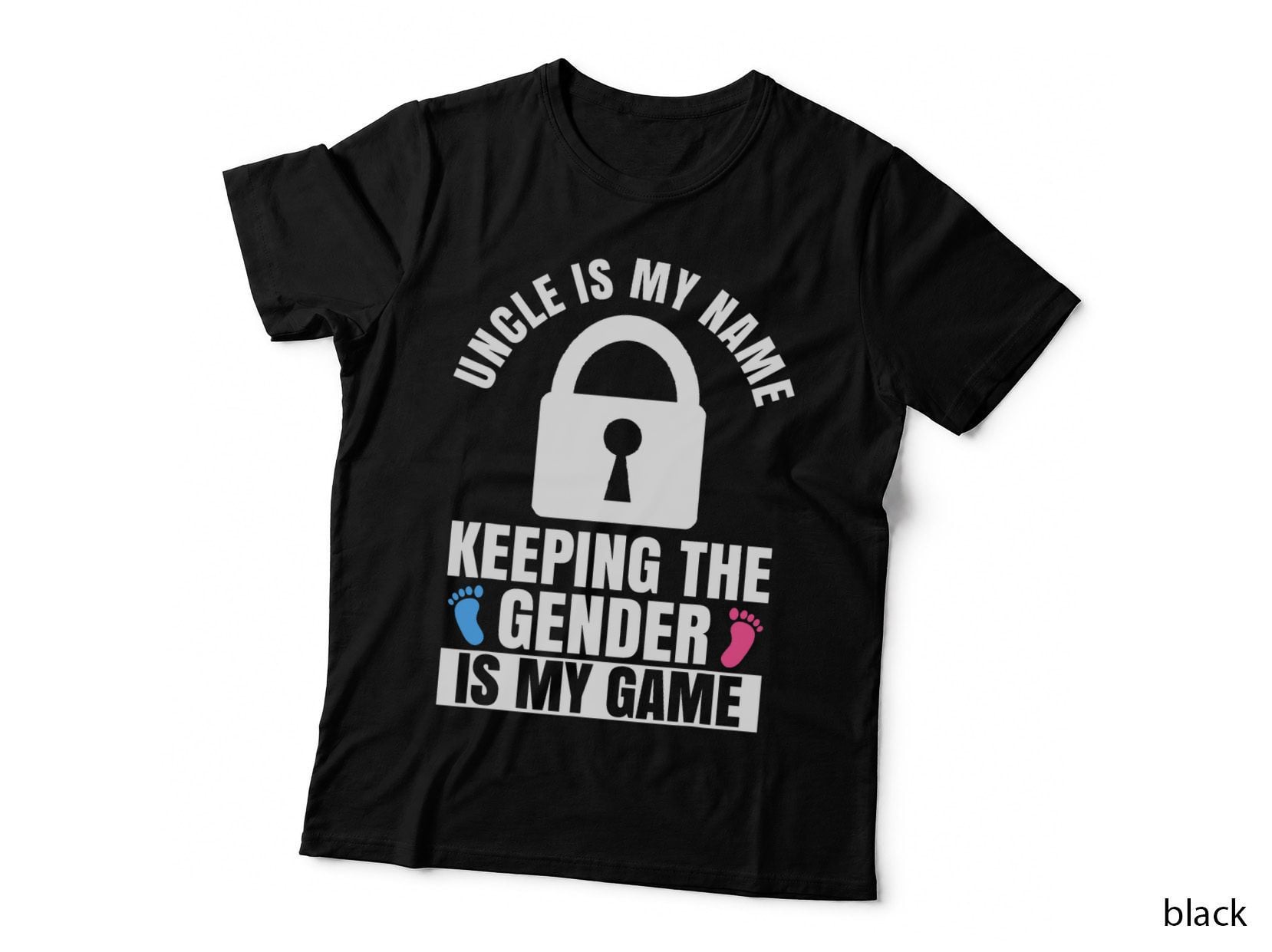 Gender Reveal Uncle T-Shirt, Fun Uncle Gift, Uncle Gender Reveal Party