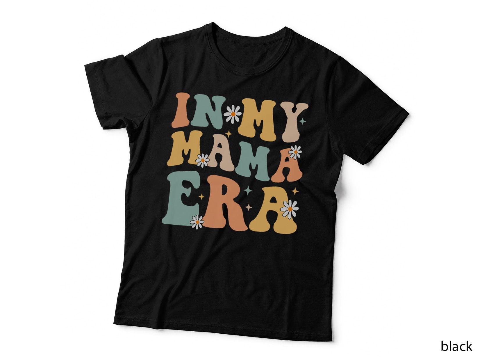 Groovy in My Mama Era Funny Mom Mother Mama Era for T-Shirt