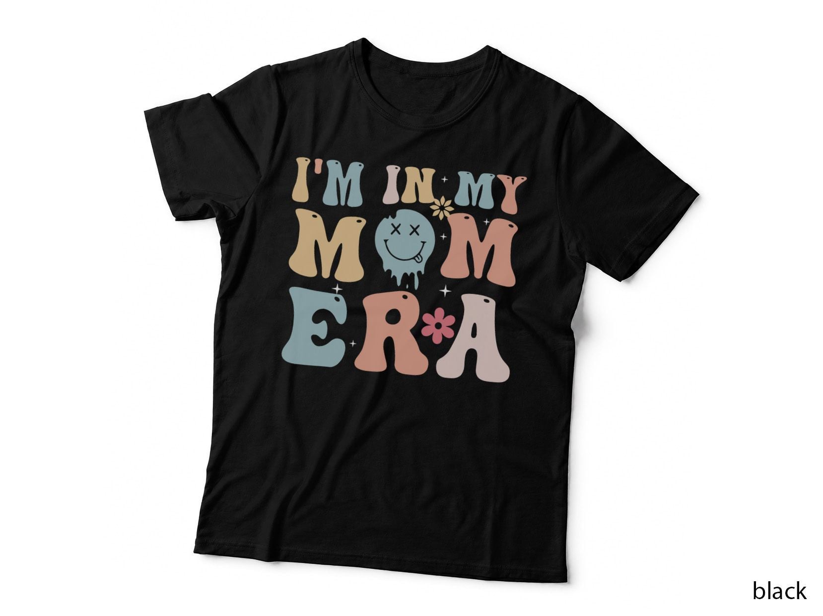 I'm in My Mom Era T-Shirt, Groovy Retro, Mom Family