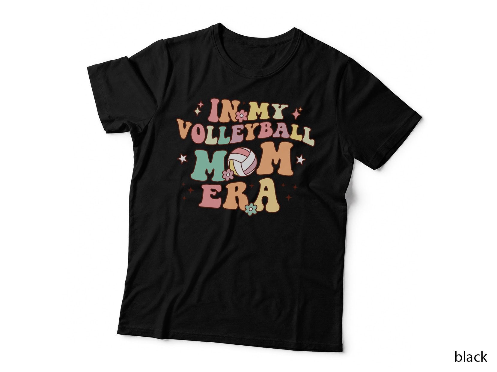 In My Volleyball Mom Era Game Day Cute Retro Volleyball Mama T-Shirt