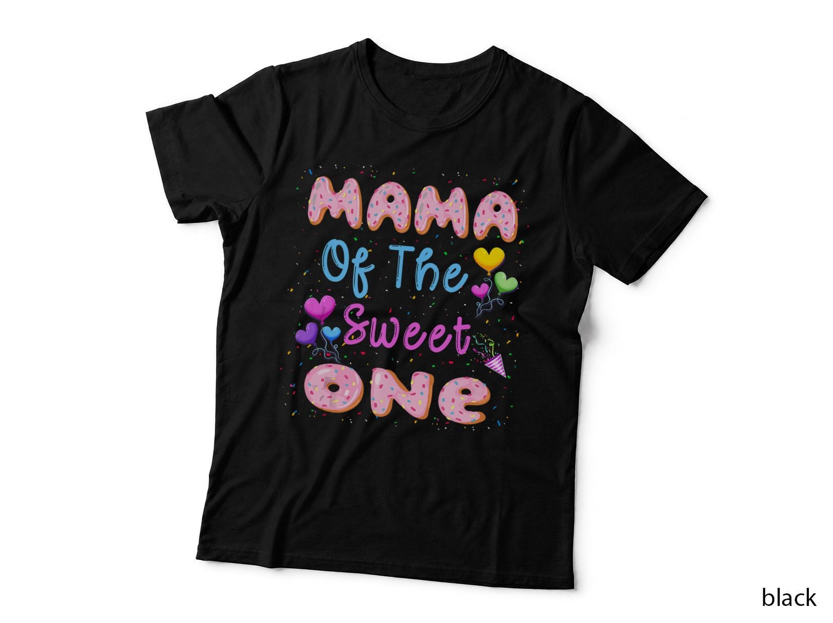 Mama of the Sweet One 1st Donut Birthday Party Theme Girl T-Shirt