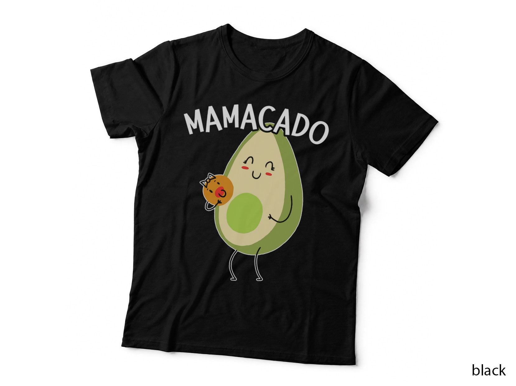 Mamacado Best Mom Ever Mothers Day Avocado Lover Vegan T-Shirt