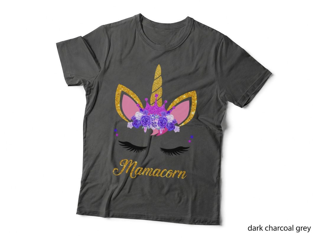 Mamacorn Cute Unicorn Mom Mother of the Unicorn Girl Mommy T-Shirt