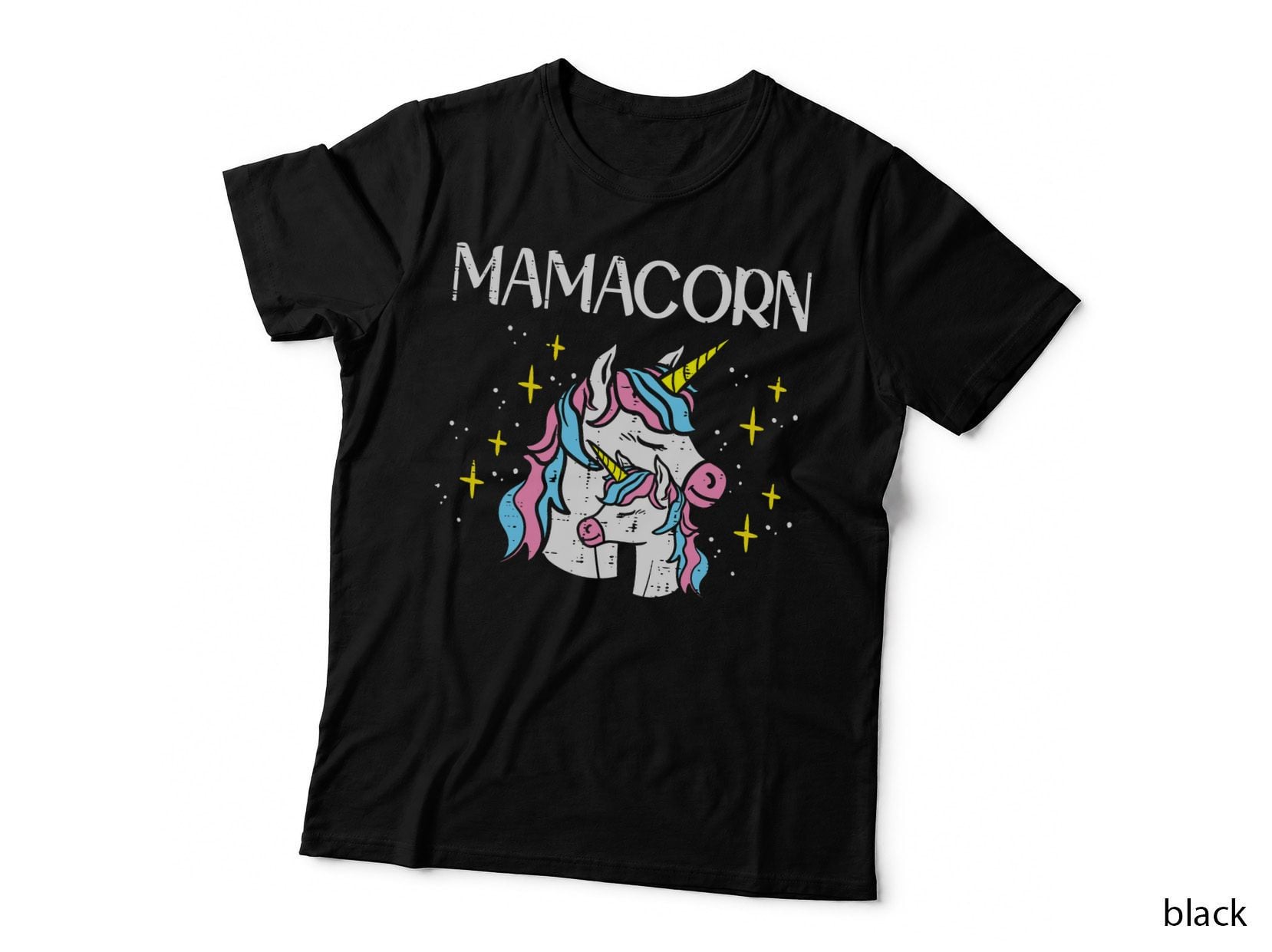 Mamacorn Mama Unicorn Magical Mothers Day Mom Mommy Women T-Shirt