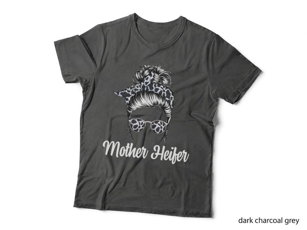 Messy Bun Leopard Print T-Shirt, Fashionable Mom Style, Pet Lover Apparel