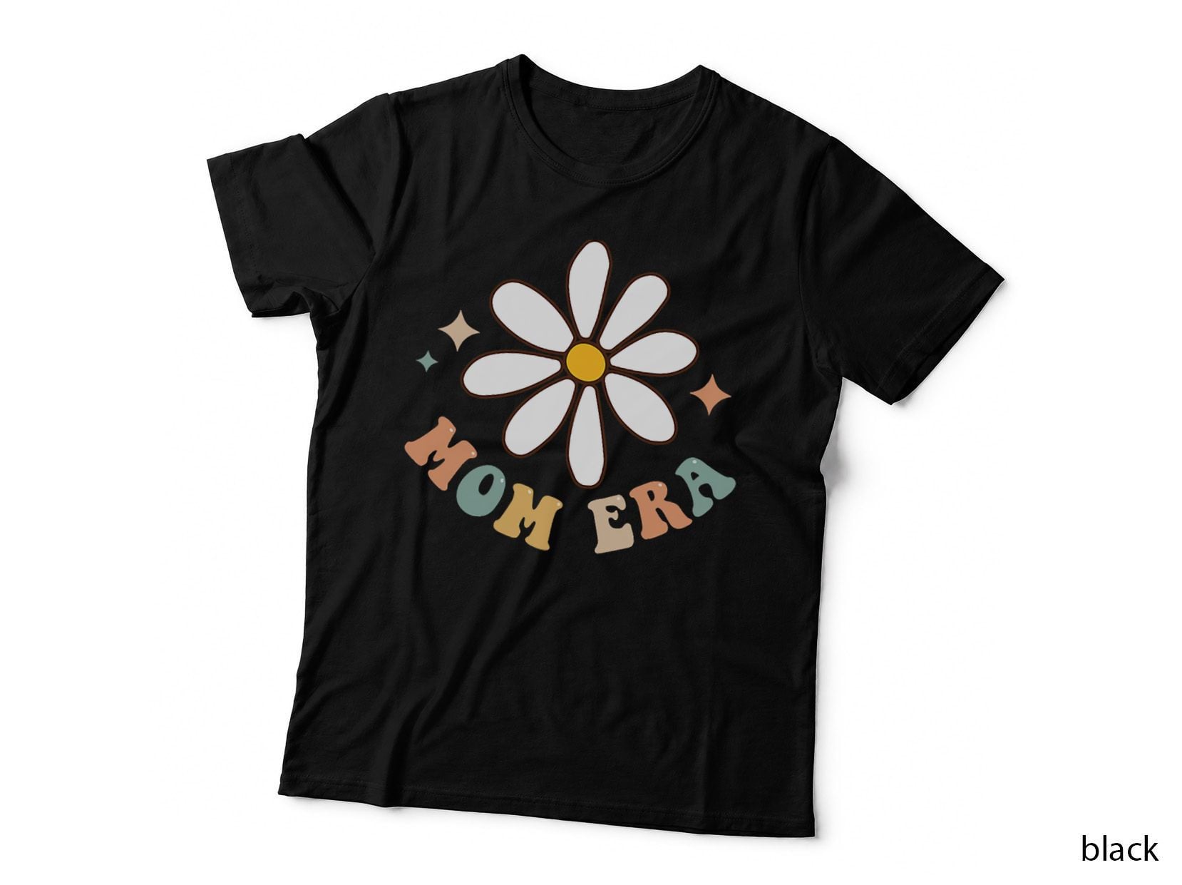 Mom Era Lover Groovy Retro Mama Mothers Day T-Shirt