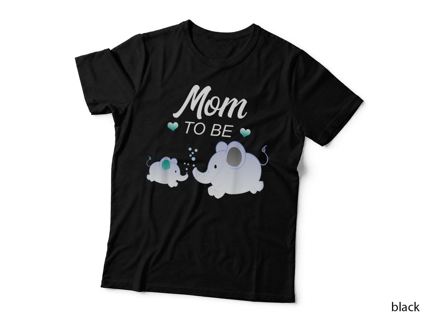 Mom to Be Elephant Baby Shower T-Shirt, Mommy to Be, Baby Shower Apparel