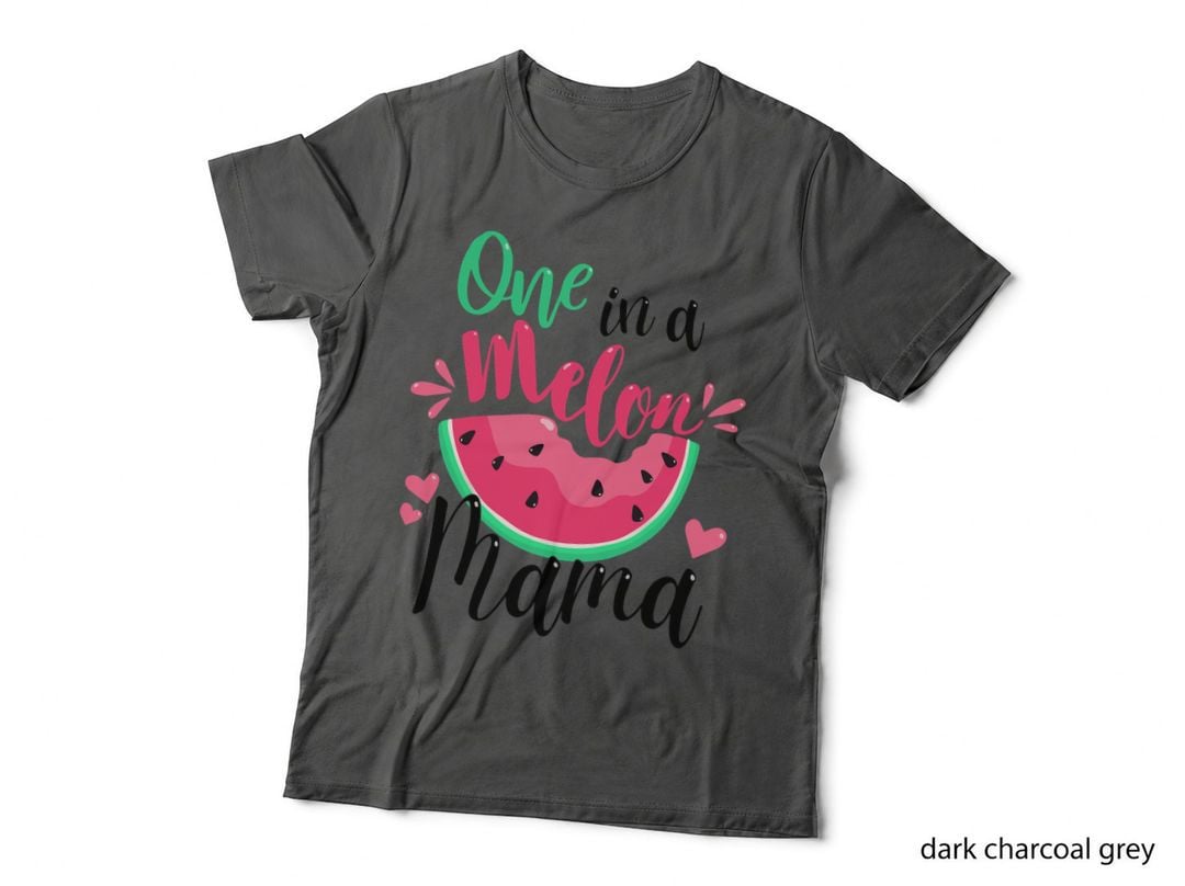 One in a Melon Mama T-Shirt, Summer Birthday Party, Family Matching